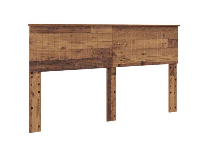 KKgypkn Modernes Kopfteil aus Holzwerkstoff 160 cm, Altholz-Optik, rechteckig, pflegeleicht, einfache Montage