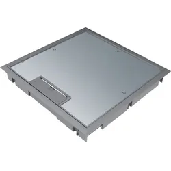 Hager KDQ08127011 Klappdeckel Q08 294x294mm für 12mm Bodenbelag aus Polyamid eisengrau