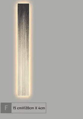 Inspire Curations Modern Luxury Luminous LED Wall Art Lamp f warm Light 160x20