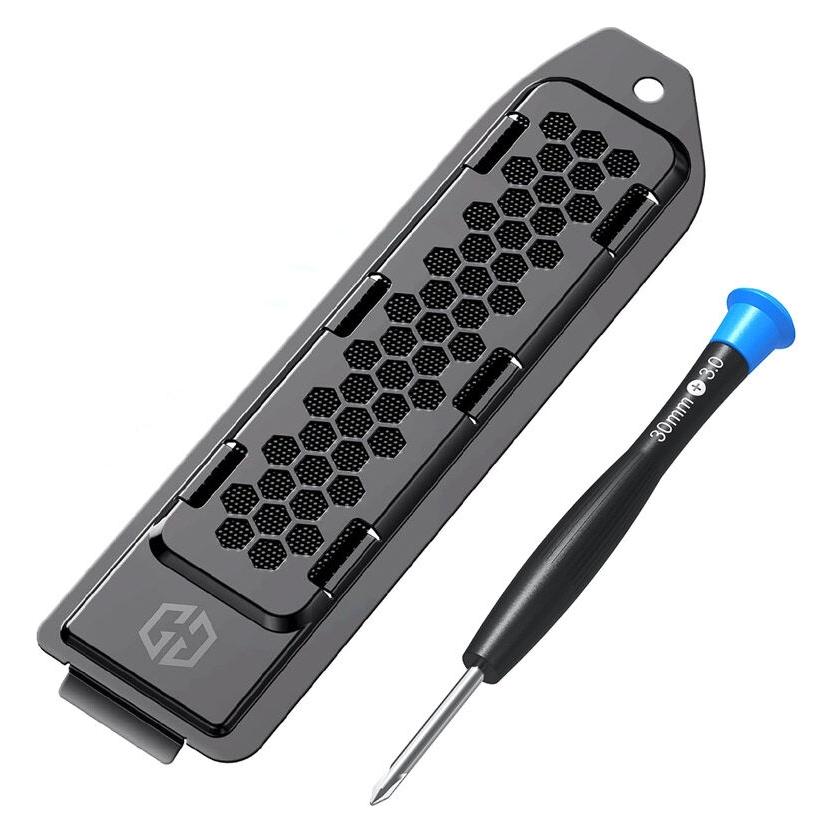 Graugear Kühler mit Abdeckung für PS5 M.2 | Farbe schwarz (G-PS5M2-cover-B)