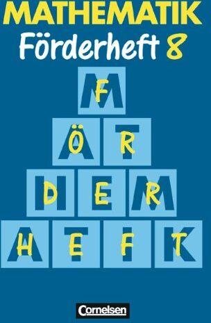 Heribert Gathen - Mathematik Förderschule - Förderhefte: Mathematik, Neue Ausgabe für Sonderschulen, Förderhefte, H.8 - Preis vom 06.10.2026 07:26:00 h