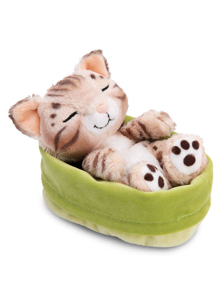NICI Kuscheltier mit Körbchen "Bengal Cat" - ab Geburt - onesize
