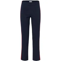 Tchibo - Stretchhose mit Galonstreifen - Damen - Gr. 44 - dunkelblau