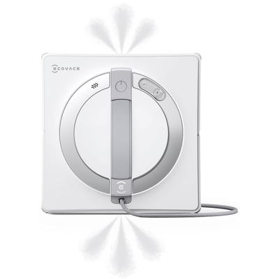 ECOVACS Fensterputzroboter "WINBOT W2 PRO", weiß (weiß, blau), B:27,1cm H:27,1cm T:7,7cm, Fensterreiniger