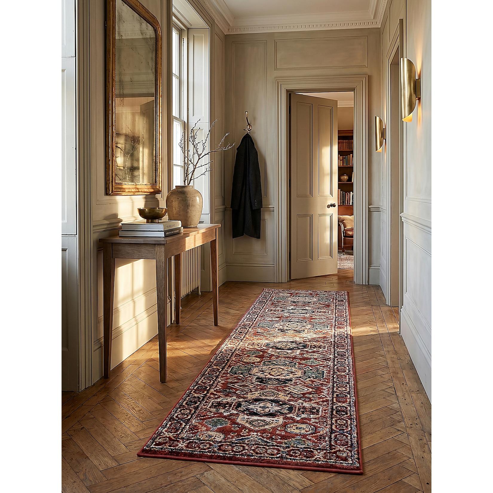 Läufer geometrisch Rot 60 x 230 cm - GLAZERT Kadima Design