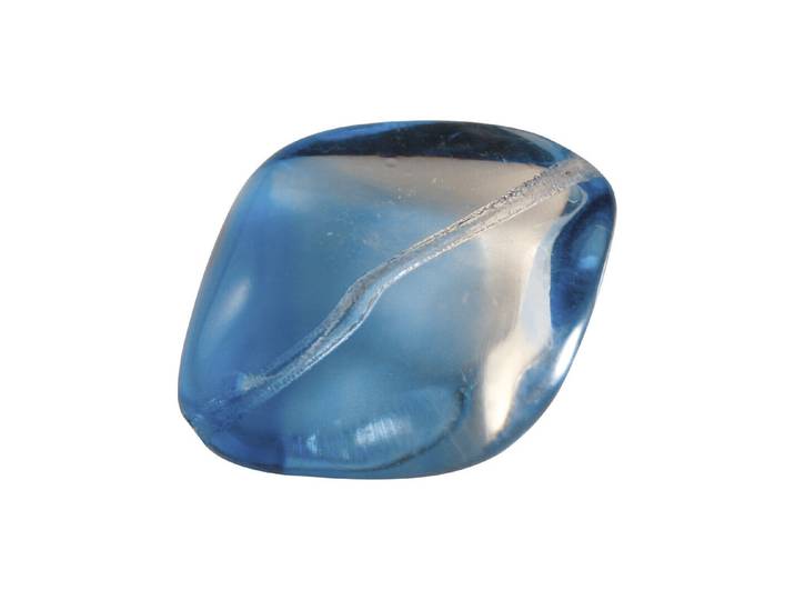 Glas Raute, two-tones, 24x20mm, SB-Btl 2Stück