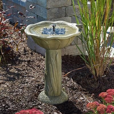 Smart Solar Inc. Acadia Frog IntelliSolar Birdbath