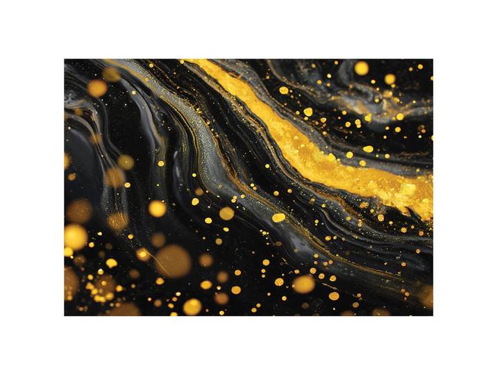 FOTOTAPETE Abstrakt Marmor Schwarz 250x175 cm