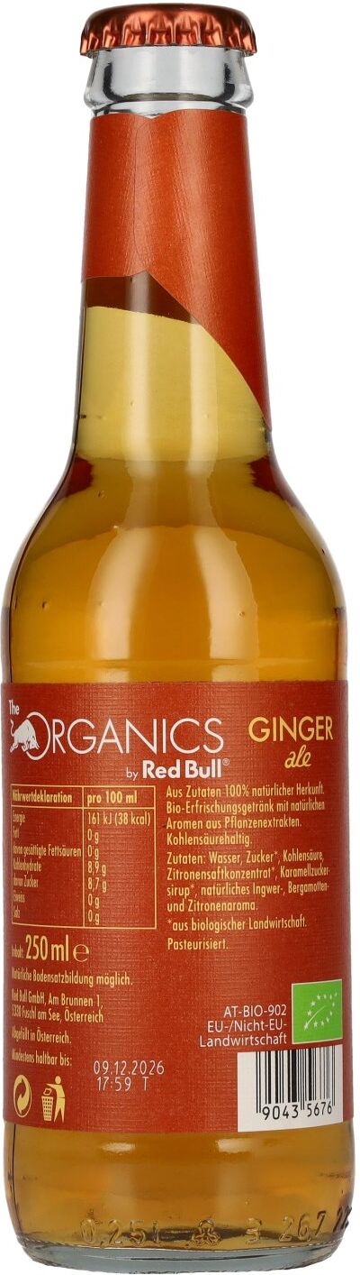 Red Bull Organics by Red Bull GINGER ale 0,25l