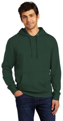 District DT6100 V.I.T. Fleece Hoodie in Forest Green size 2XL   Cotton/Polyester Blend