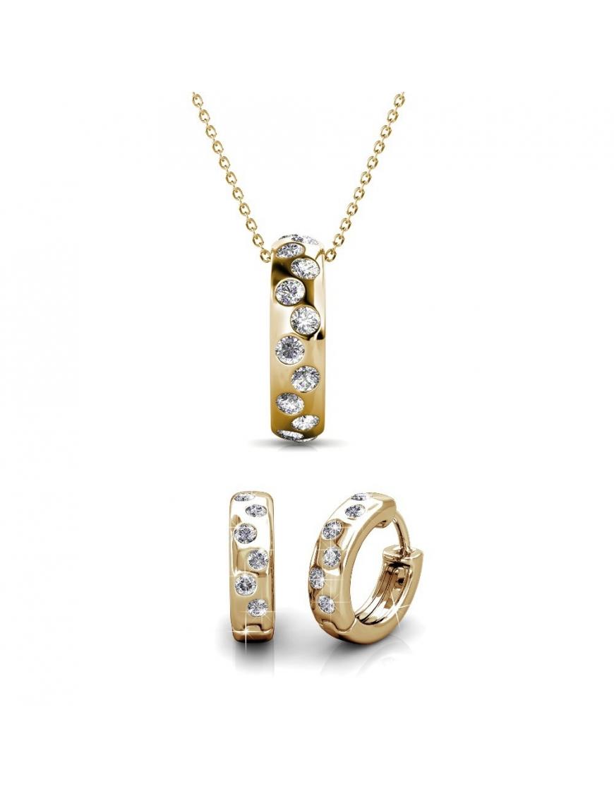 Set Freude: Gold und Kristall