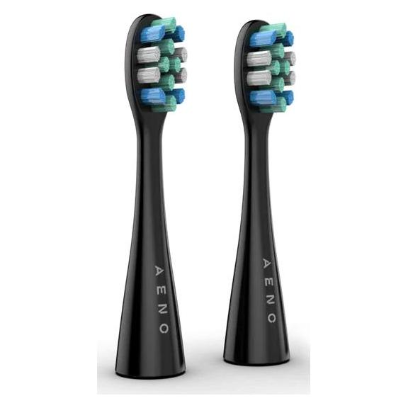 Aeno Spare heads ADBTH2-1 for Sonic brushes DB2S black, 2pcs, DuPont bristles (2x) (ADBTH2-1)