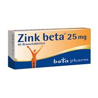 ZINK BETA 25 Brausetabletten 40 St