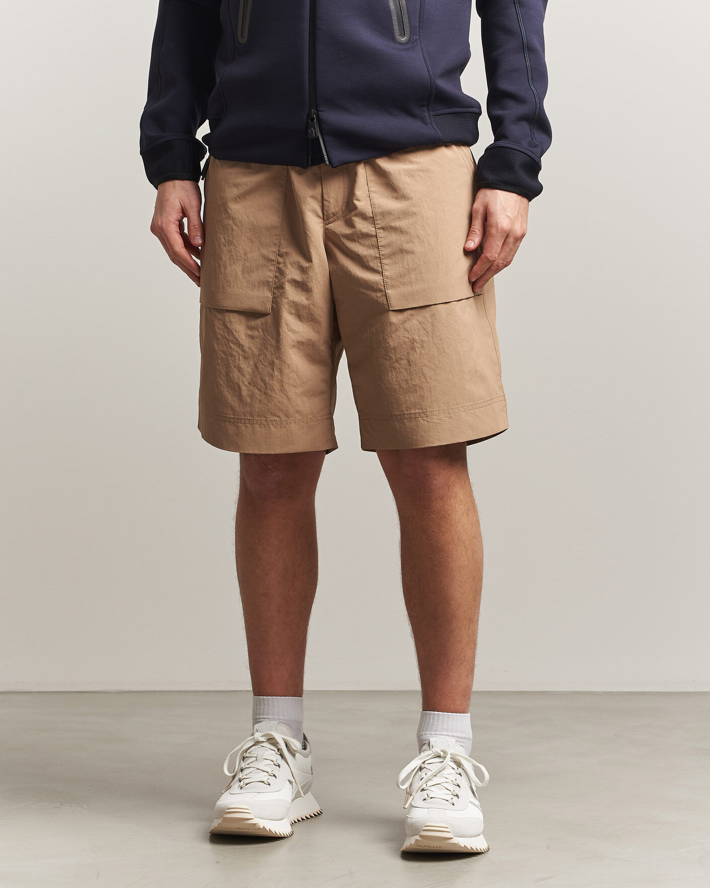 Moncler Grenoble Hiking Shorts Khaki men XL Beige