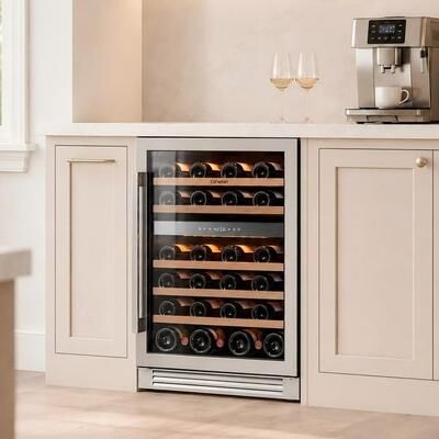 Ca'Lefort 24 in. 52-Bottle Dual Zone Built-In Wine Refrigerator with Frost-Free Cooler Touch Panel
