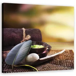 WANDBILD zen spa pflanzen