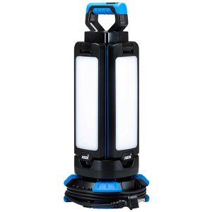 HEDI Baustrahler AL200LED, 360°LED, Netzbetrieb, 3 m Kabel, IP54 Spritzwasserschutz, dimmbar, 200 W, 24.000 Lumen
