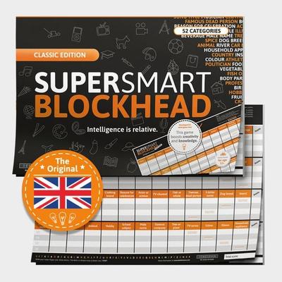 DENKRIESEN - SUPER-SMART-BLOCKHEAD - 'Intelligence is relative' - A3