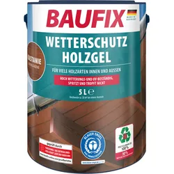 Wetterschutz-Holzgel Kastanie