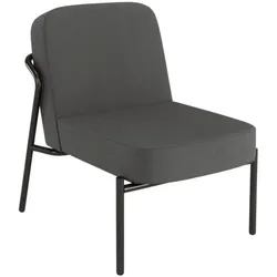 meet Sessel »meet - Medso S« Modell rund Stoff grau, 40.6 cm