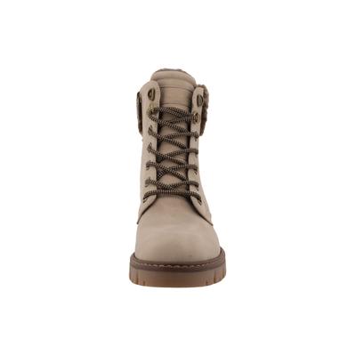 Stiefel TOM TAILOR "Tom Tailor Winter Boots", Damen, Gr. 38, beige (schwarz cream), Polyurethan, unifarben, Schuhe Stiefel