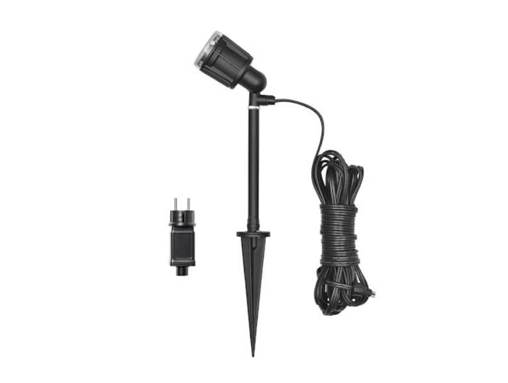 Konstsmide Lampe en aluminium laqué noir
