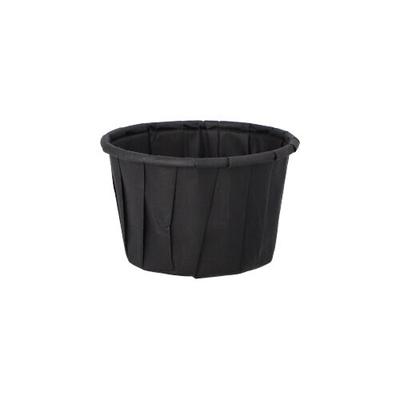 Papstar 5000 Dressingbecher, Papier 35 ml Ø 5 cm · 3,1 cm schwarz