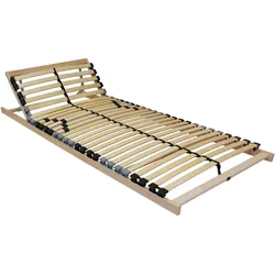 Easyfix K, 28 Leisten, zerlegt, Kopfteil verstellbar, Blauer Engel 160 x 200 cm (= 2 St. 80 x 200 cm)