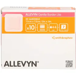 Allevyn Gentle Border Lite 7.5x7.5cm 10 ST