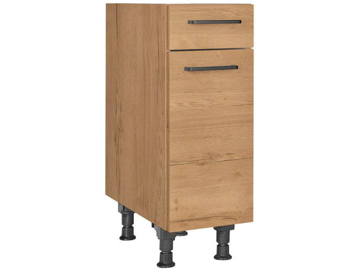 Schubkastenunterschrank, Braun, 30x87x56 cm, Holzwerkstoff, 1 Schublade, Modern, Nobilia