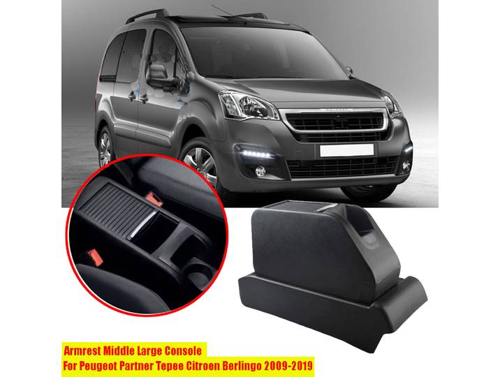 Pour Peugeot Partner Tepee Citroën Berlingo 2009-2019 Accoudoir Central Grande Console Automobiles Accessoires Auto