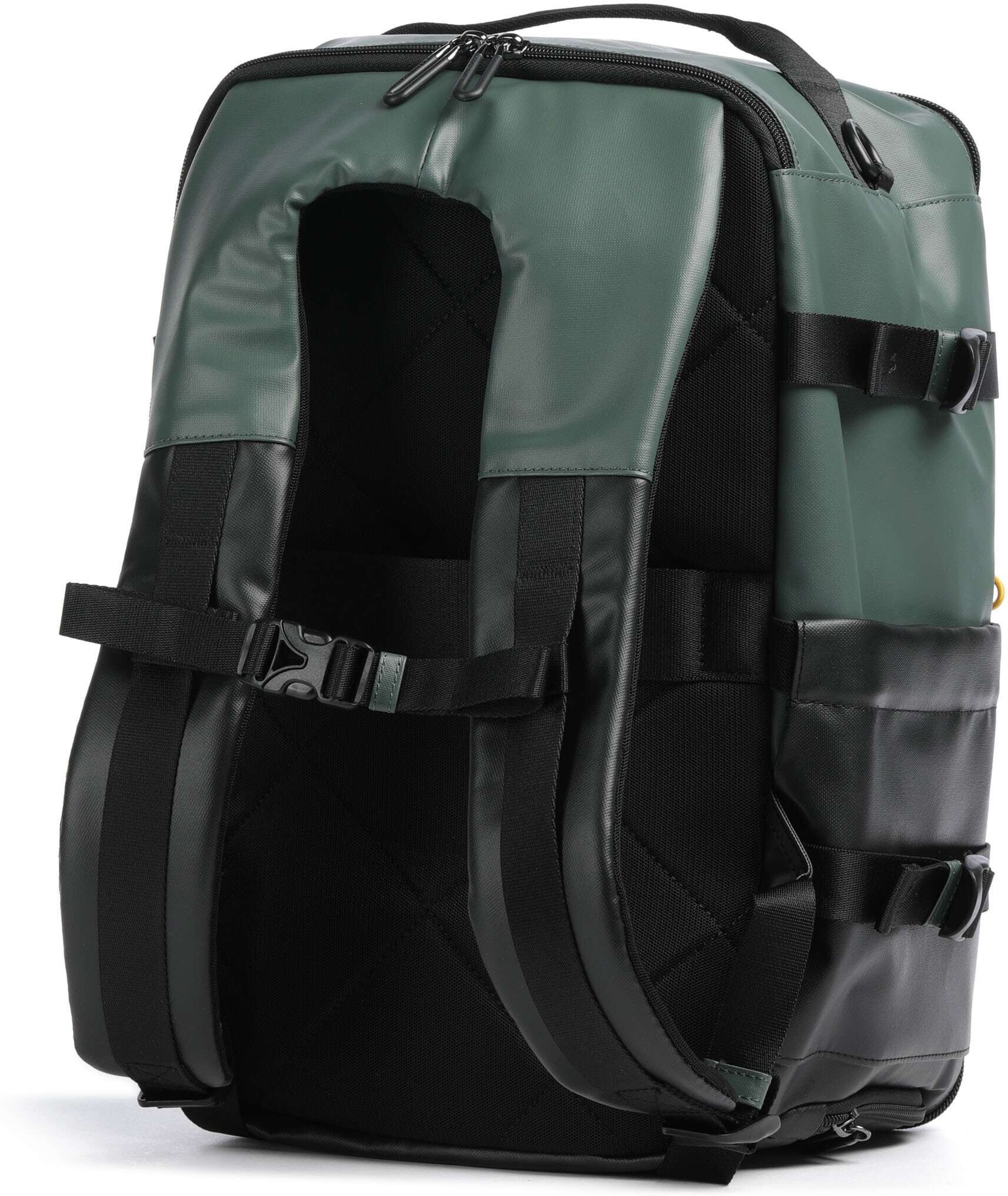 Mandarina Duck Coated Rucksack, grün