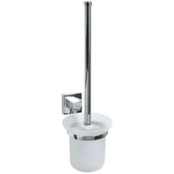 Fackelmann Mare Toilettenbürste mit Halter Glas, Chrom.. - Badmöbel