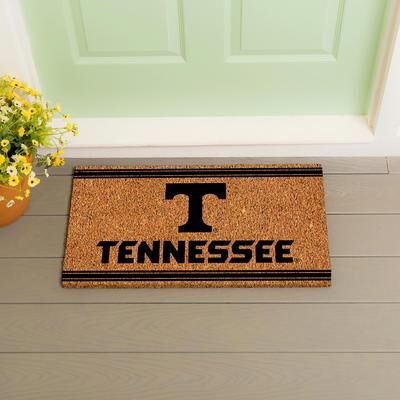 Evergreen University of Tennessee Monochrome Indoor/Outdoor Coir Door Mat