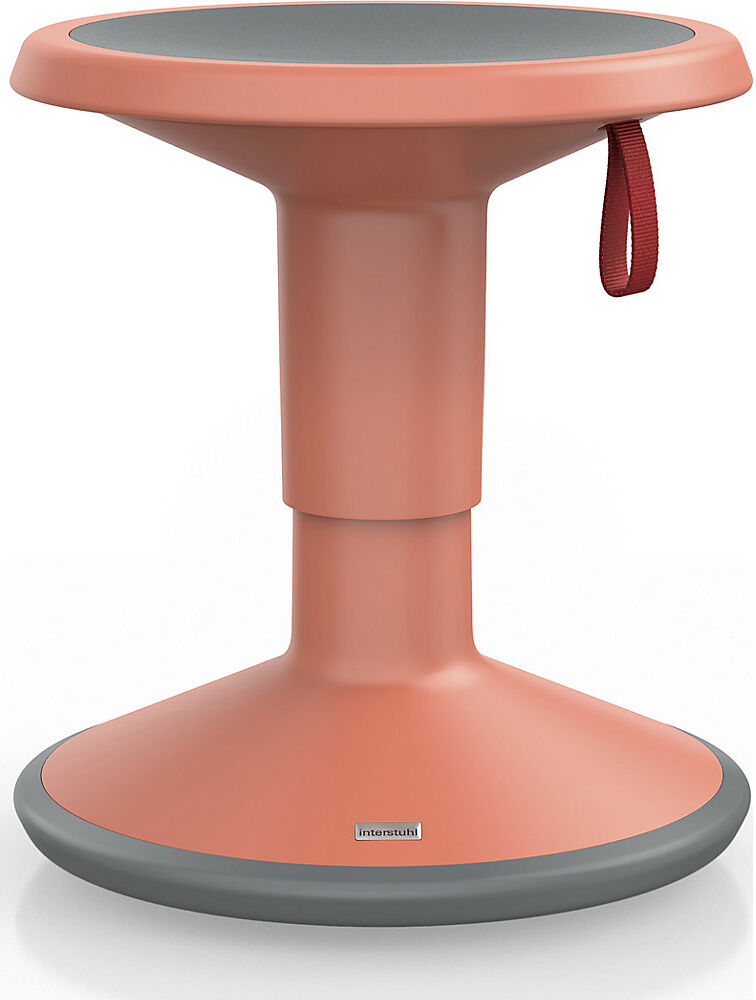 Multihocker UP, höhenverstellbar 375 - 490 mm, lachsorange interstuhl