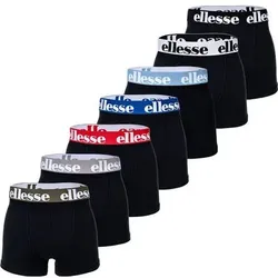 ELLESSE ellesse Herren Boxer Shorts, 7er Pack - Yema 7 Pack Boxer Shorts, Logo, Cotton Stretch, Größe 6XL in Schwarz Schwarz