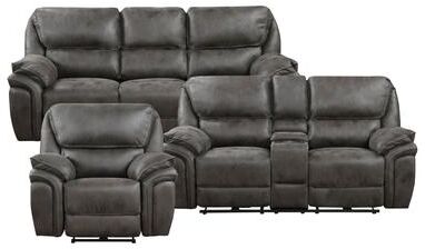 Fremont & Park Regina 3-Piece Power Reclining Living Room Sofa Set