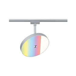 Paulmann 95688 URail Schienenspot Smart Home Zigbee 3.0 Hildor RGBW 500lm 7,5W RGBW+ dimmbar Chrom