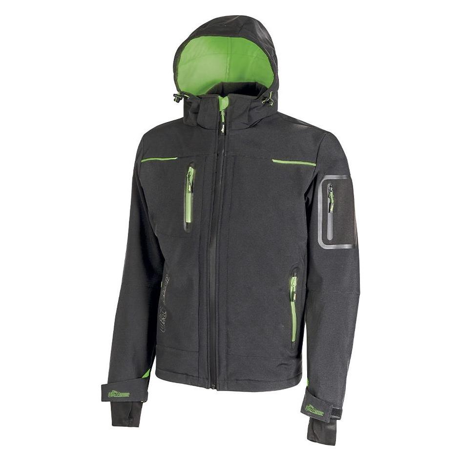 Upower U-Power Jacke Asphalt Grau Grün Schnitte XL (XL) (FU187RL)