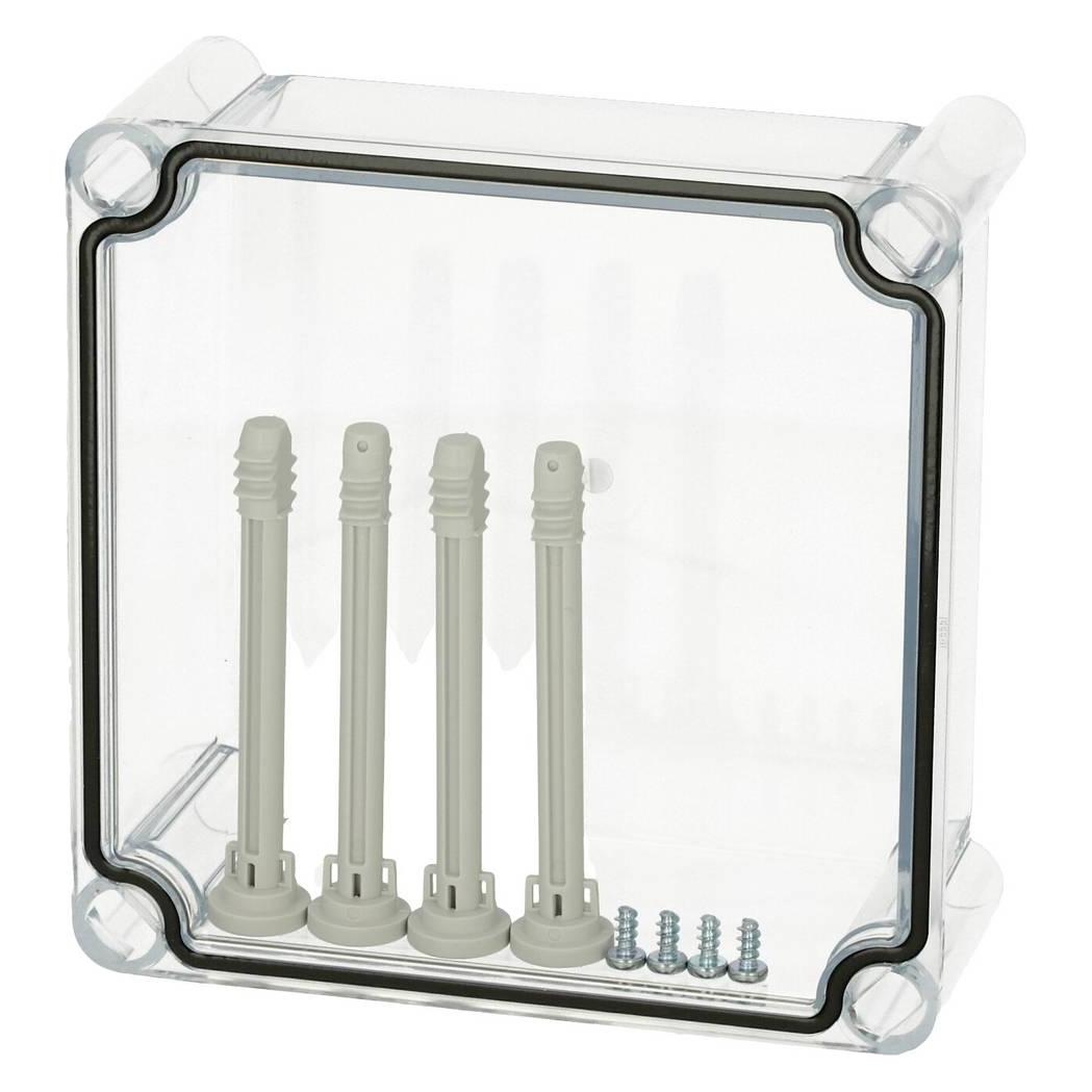 Fibox Cover, PC Transparent 3720555 Universal-Gehäuse 190 x 190 x 80 Polycarbonat Lichtgrau (RA (Gehäuse) (3720555)
