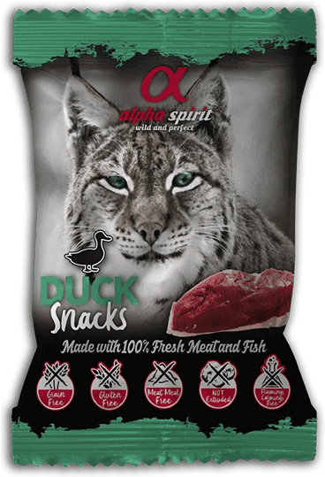 Alpha Snack De Pato Para Gatos 24 uds x 50g