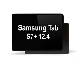 TabLines TWP008B Wandhalterung für Samsung Tab S7+ 12.4, schwarz, Tablet Halterung, Schwarz