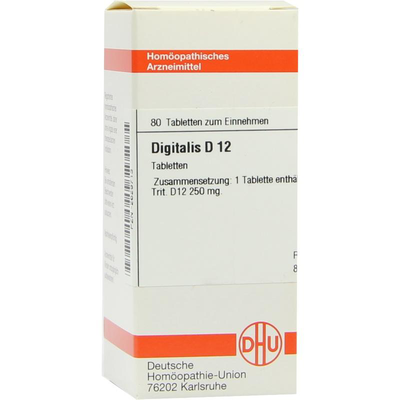 DHU-Arzneimittel GmbH & Co. KG DIGITALIS D 12 Tabletten 80 St 02629713