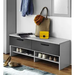 Garderoben-Bank vito POLYGON (BHT 120x45x36 cm) - BHT 120x45x36 cm