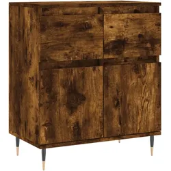 vidaXL Sideboard Räuchereiche 60x35x70 cm Holzwerkstoff