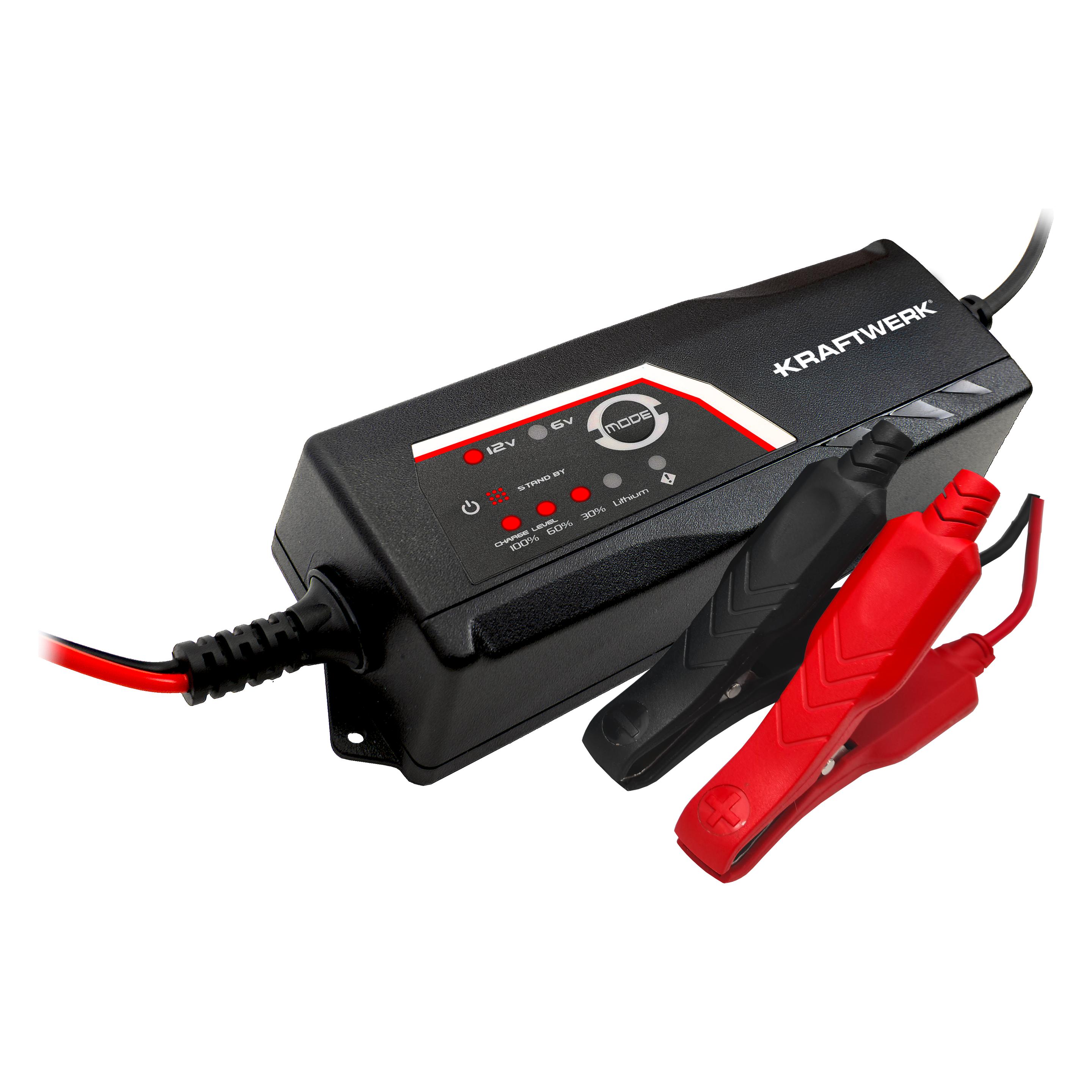 Kraftwerk Professionelles Smart Batterie Ladegerät (1.10 A, 12V, 6V) (506.200.001)