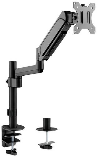 Value 17.99.1181 Monitor-Tischhalterung 1 Display(s) 43,2 cm (17") - 81,3 cm (32") Schwarz Höhenverstellbar, Drehbar, Neigbar