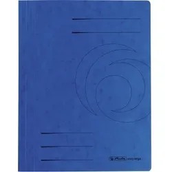 Herlitz Schnellhefter 10902880 DIN A4 Colorspankarton blau