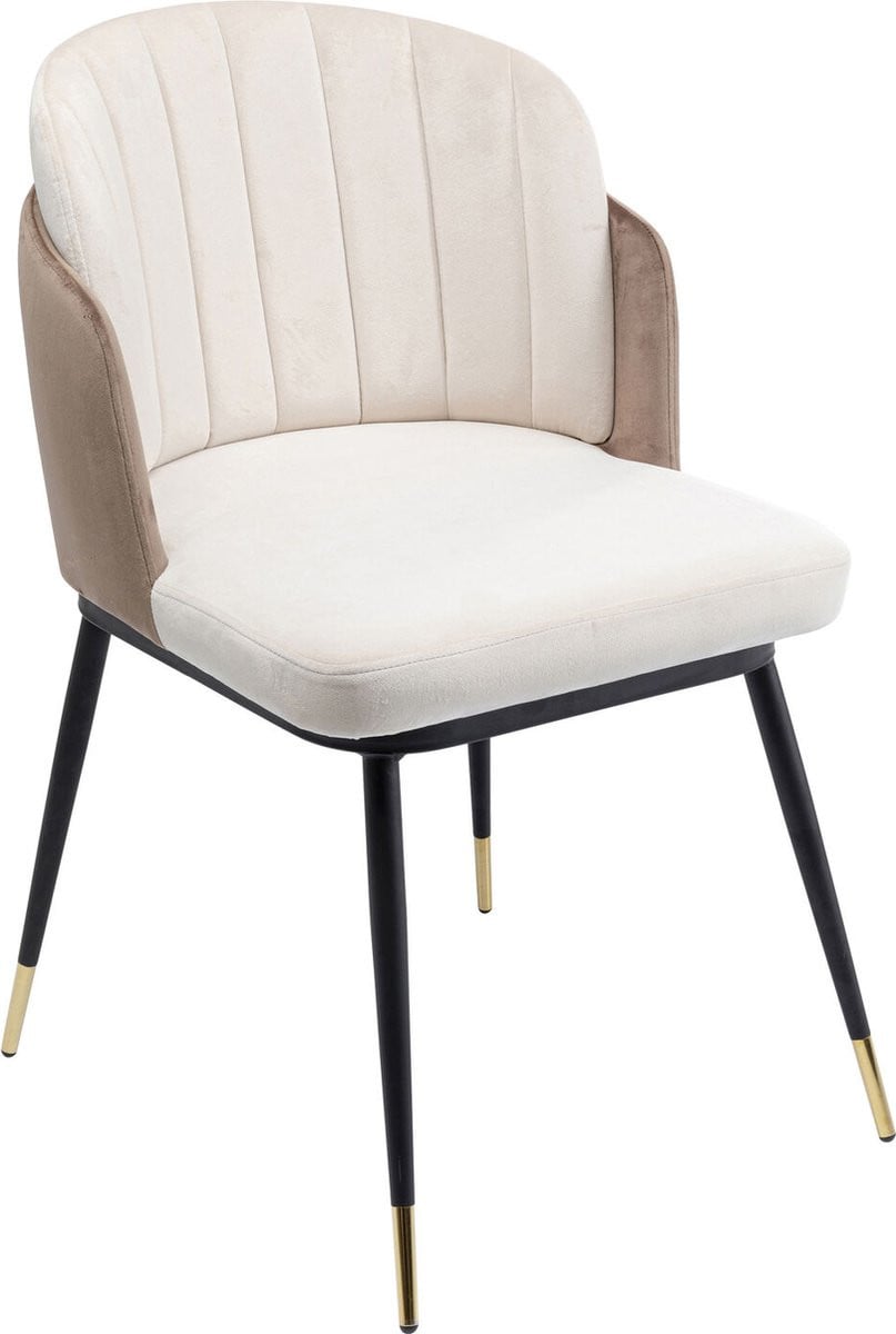 Kare Eetkamerstoel Hojas Beige