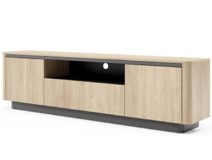 yourhouse24 Lowboard RTV-Schrank Torro E Eiche Cremona 200x55x38 cm